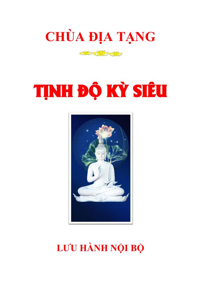 Bìa Tịnh Độ Kỳ Siêu